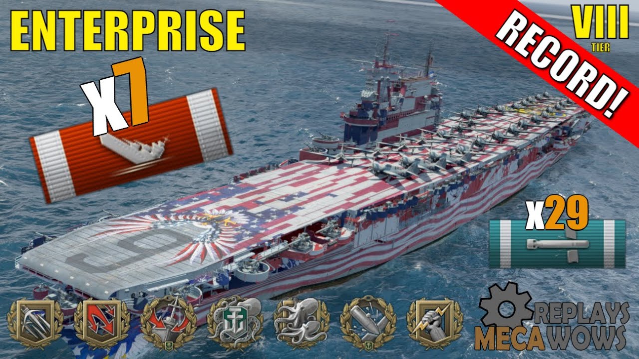 Enterprise 7 Kills & 171k Damage | World of Warships Gameplay