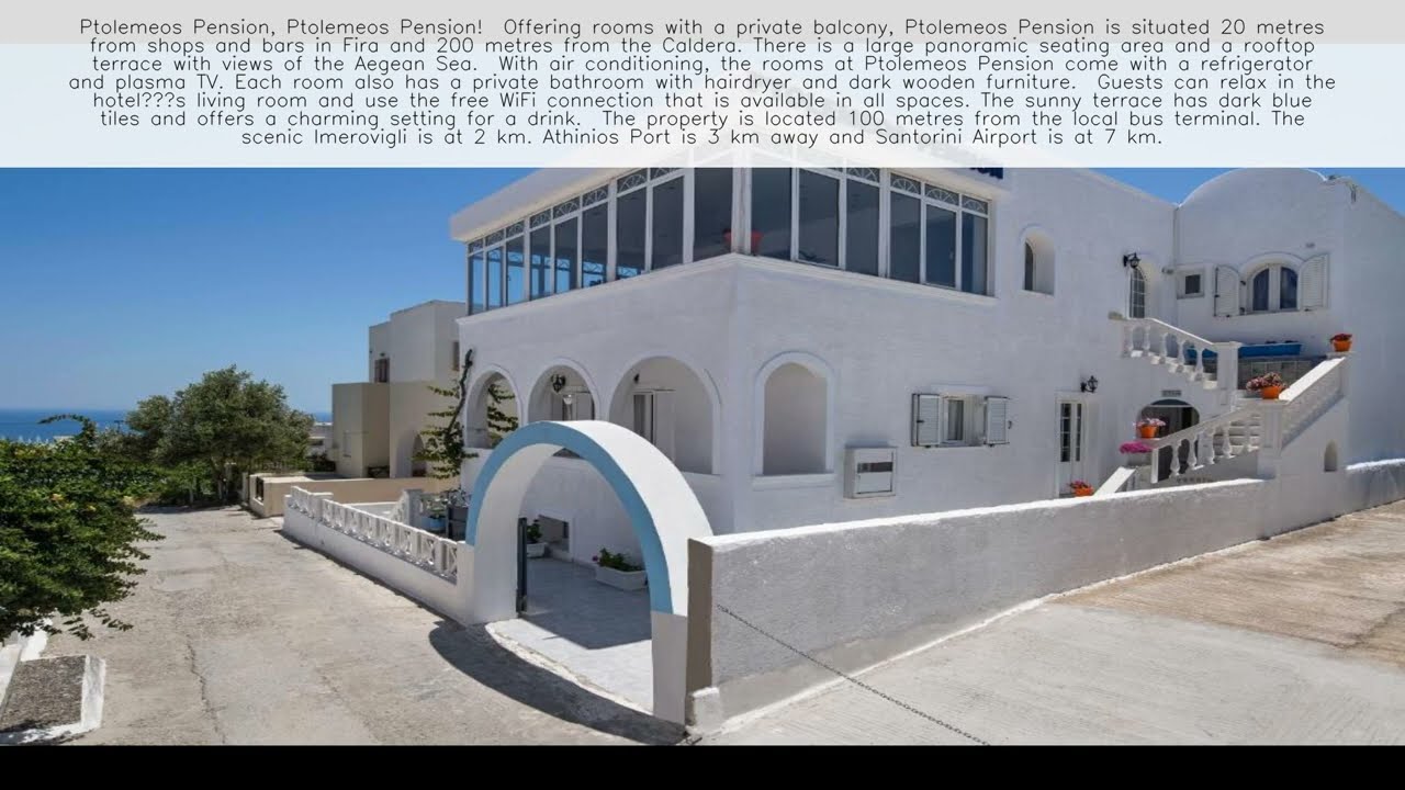 Ptolemeos Pension Santorini ⭐️⭐️⭐️⭐️⭐️ Greece 👇 Check Prices in Description 👇