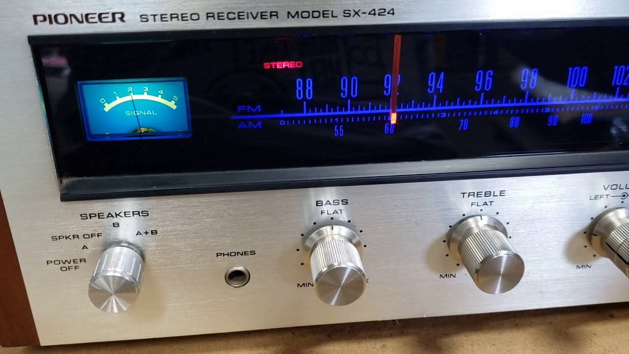 Pioneer SX 424 - Troca da iluminação.