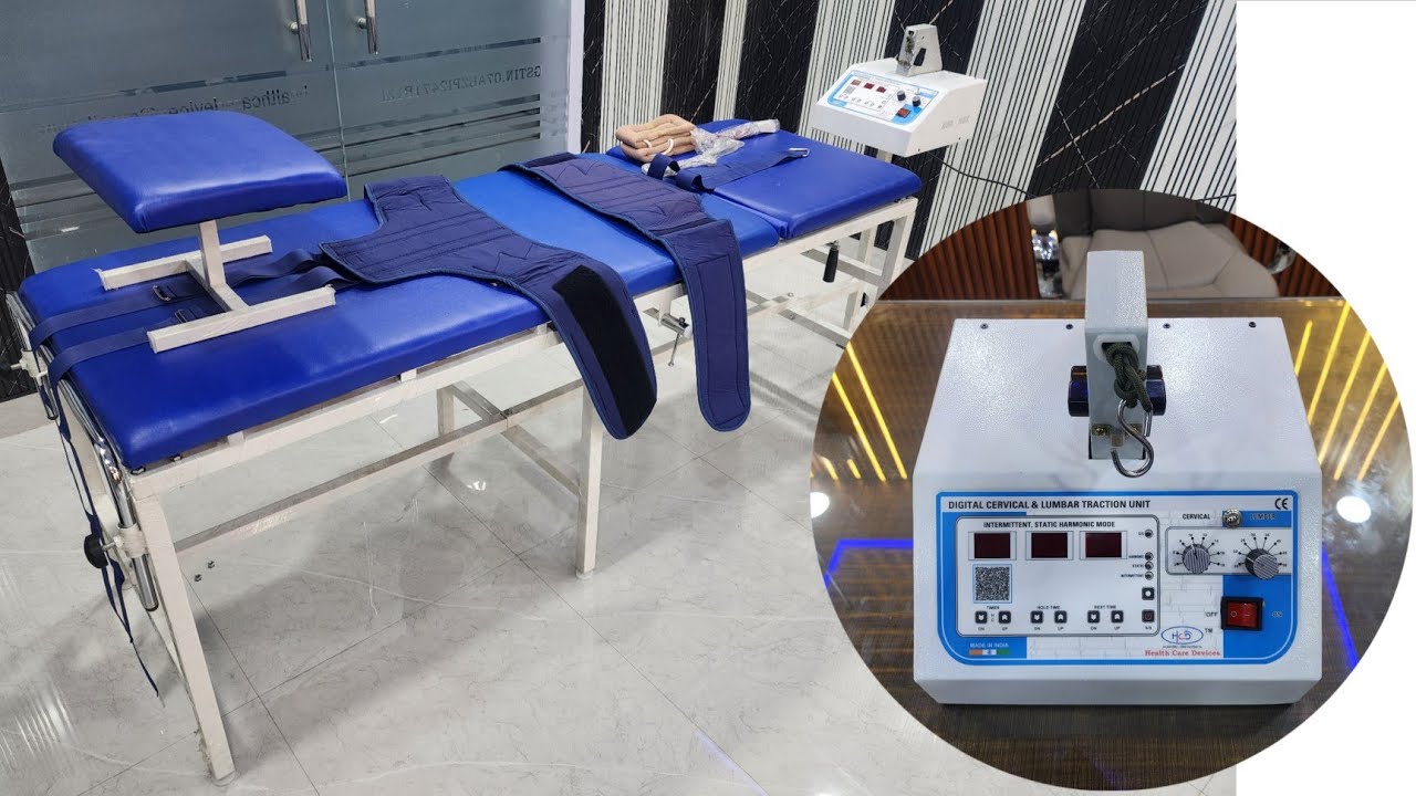 Cervical & Lumbar Traction Machine Uses Physiotherapy Clinic Rehabilitation (HCD1050) #physiotherapy