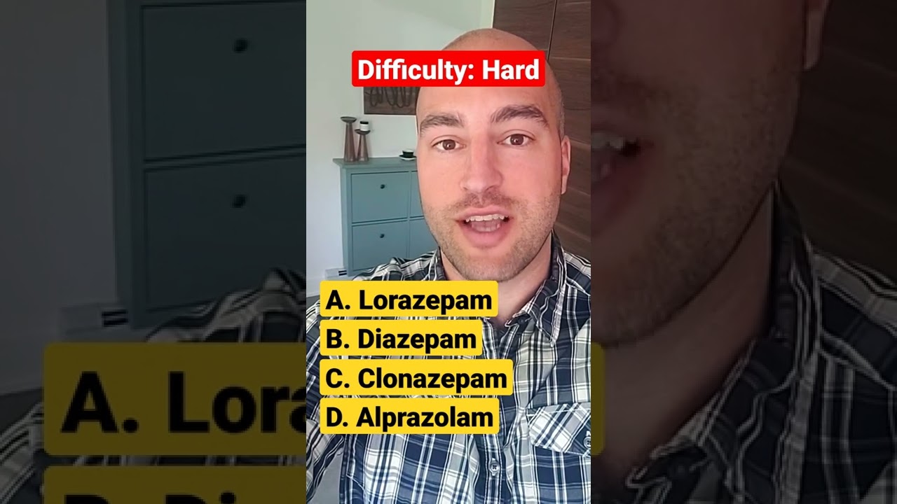 Насколько хорошо вы знаете БЕНЗОДИАЗЕПИНЫ⁉️🤔 #шорты