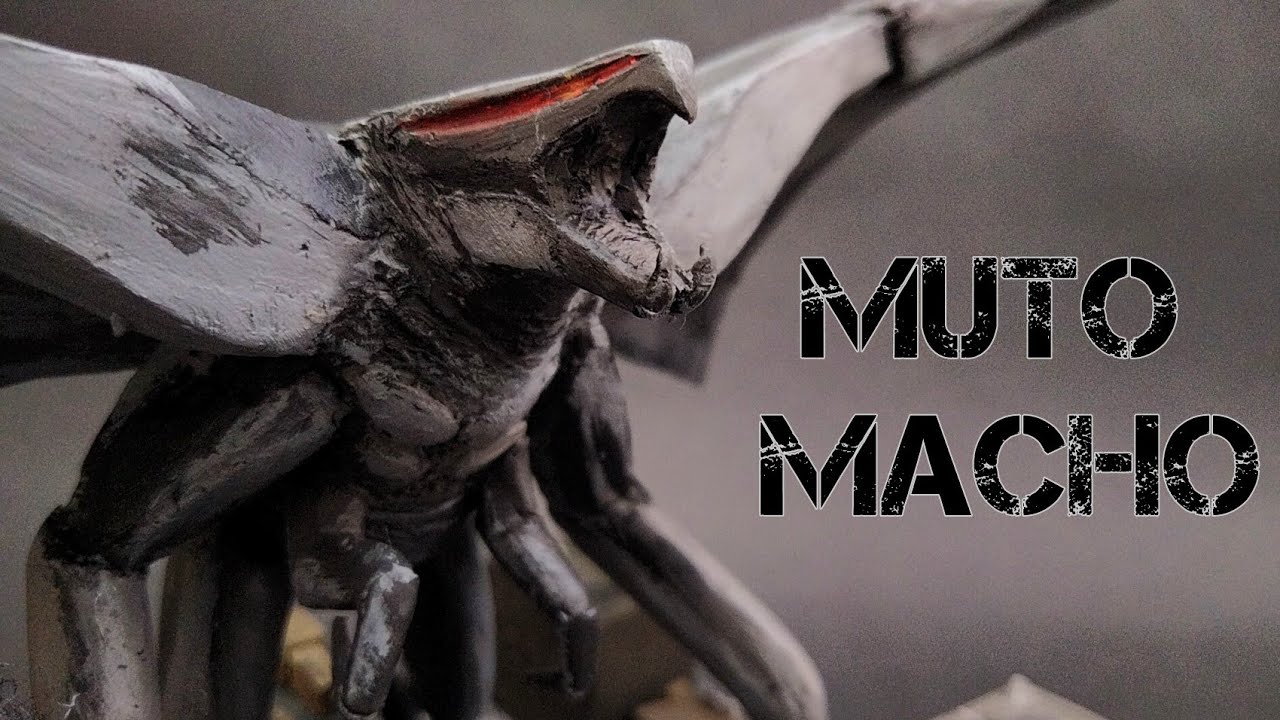 Cómo hacer al MUTO MACHO de plastilina Godzilla2014/How to make MUTO MACHO out of plasticine figure