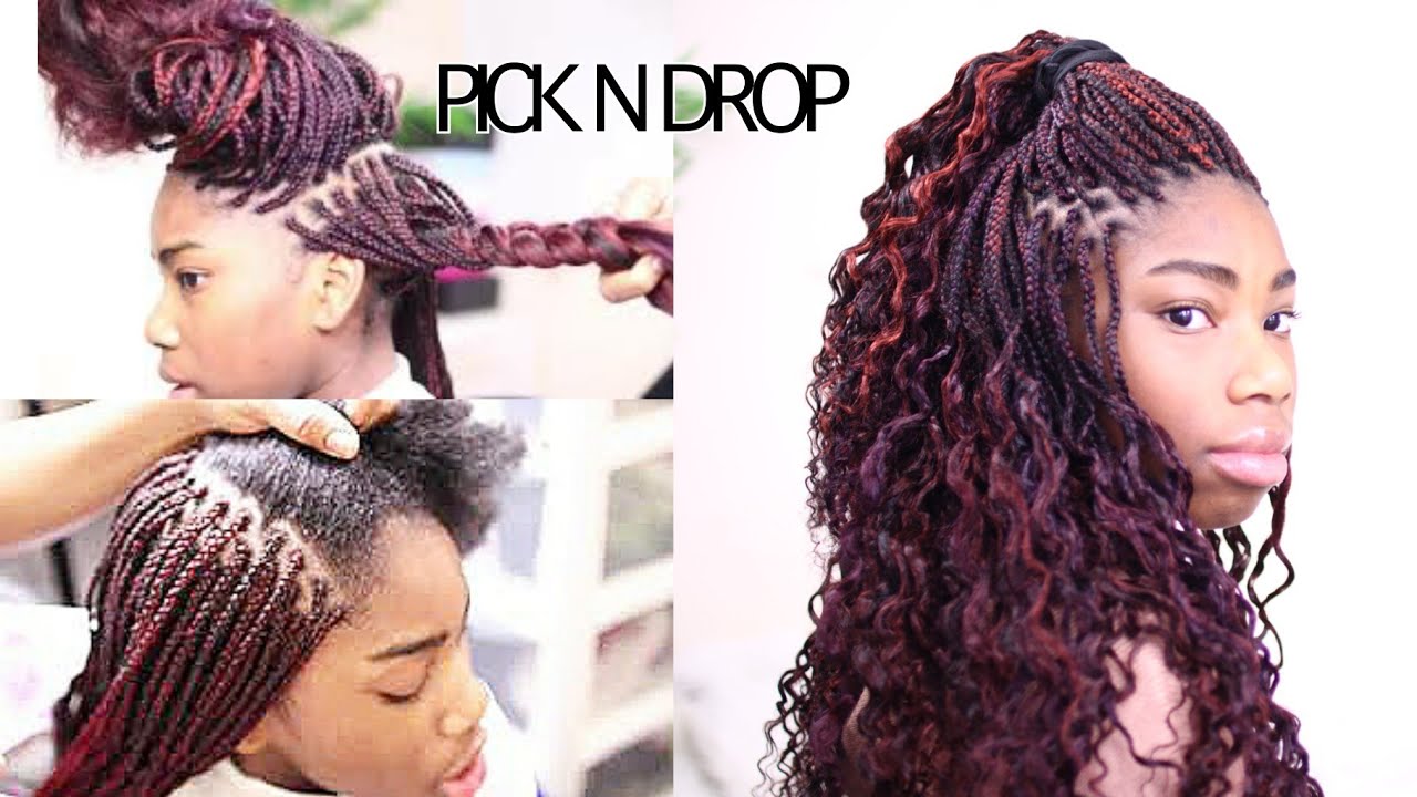 PICK AND DROP ON THICK 4C HAIR