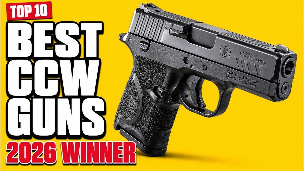 10 Best Concealed Carry Guns for 2026 (Real World Picks)