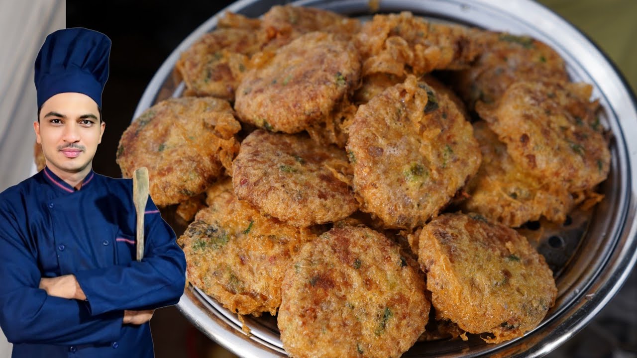 Bakery style aloo Chicken Kabab Recipe|