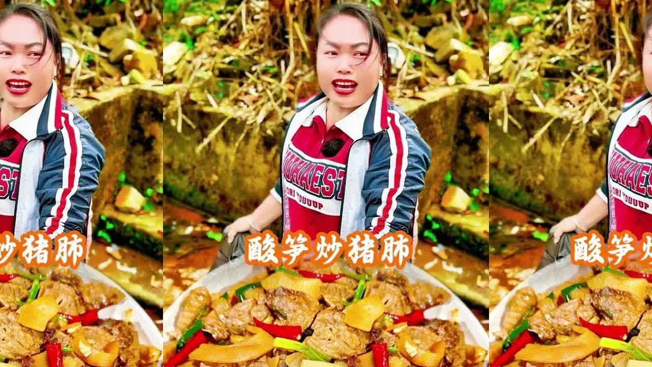 酸笋炒大肠 灵魂家常菜！酸笋炒大肠，酸辣交织香到跺脚#乡村美食#农村的冬天就是闲不住 #老家的日子平静却不平淡 #我的乡村生活 #乡村味道