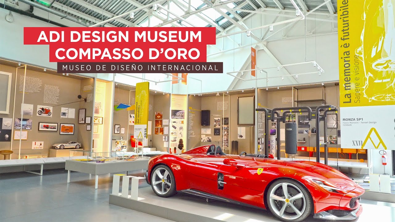 ADI Design Museum Compasso d’Oro. Milán. Italia. Museo de diseño internacional.