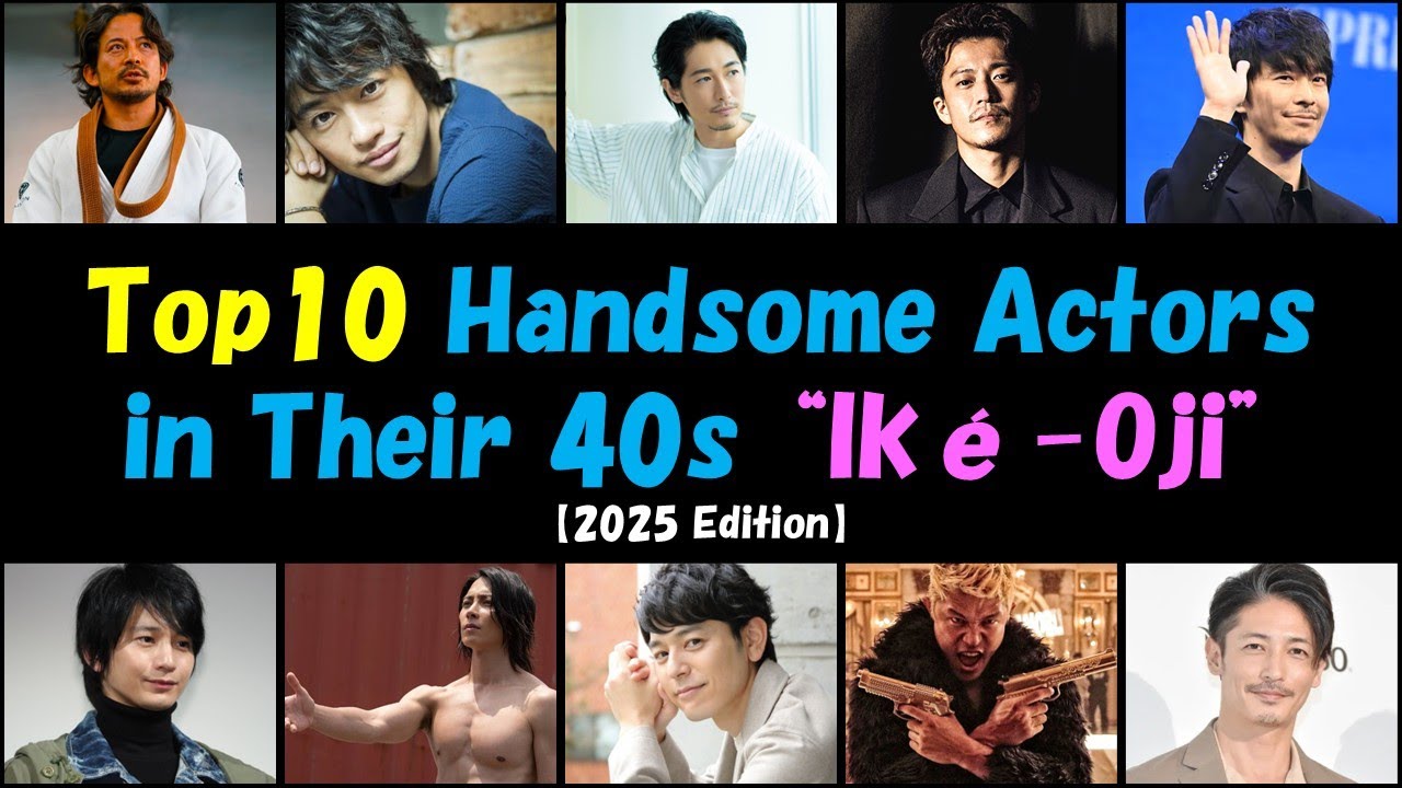Top10  Handsome Actors  in Their 40s 👏