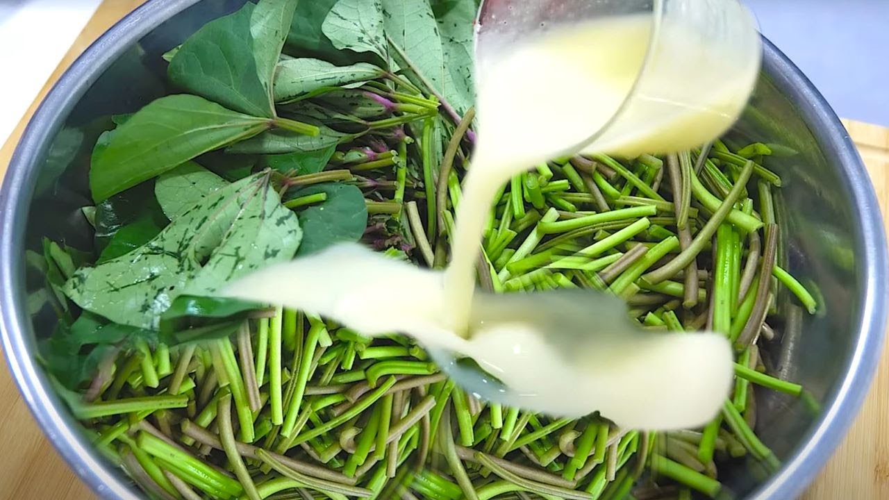 💚고구마순 무조건 많이 사와서 이렇게 만드세요! 한통 가득 만들어도 남아나질 않습니다