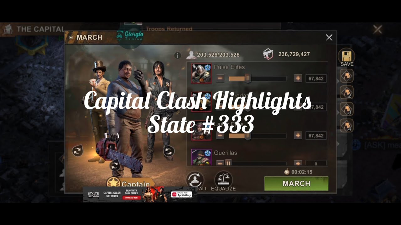State of Survival - Capital Clash Highlights State #333