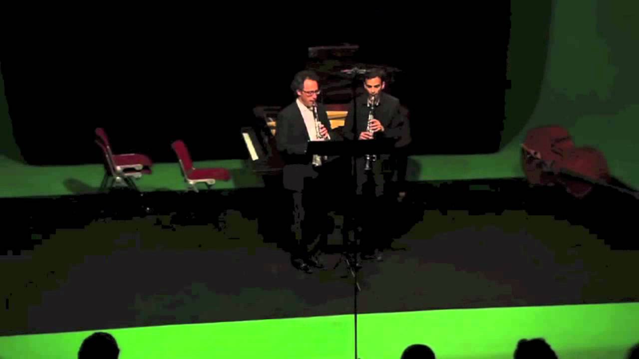 Philippe Hersant 10 Duos for 2 Clarinets World Premiere