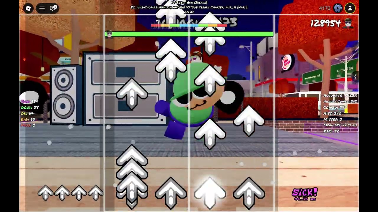 Getting 9 misses on Run. (Insane Diff) Since I just can without hacks