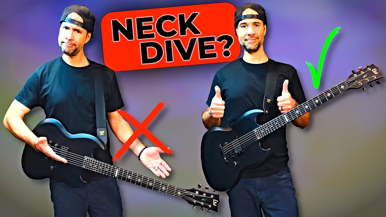 🎸SOLVED! How to fix your guitar's neck dive!