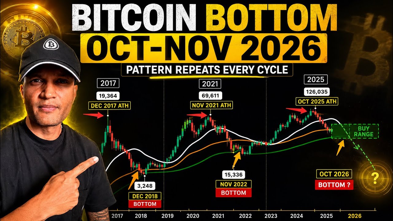🚨BITCOIN BOTTOM OCT-NOV 2026 ? SAME PATTERN ?