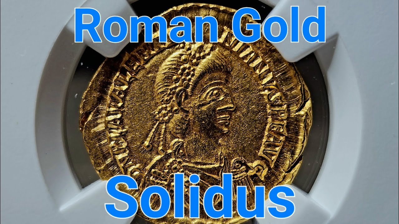 Gold Solidus: Valentinian III