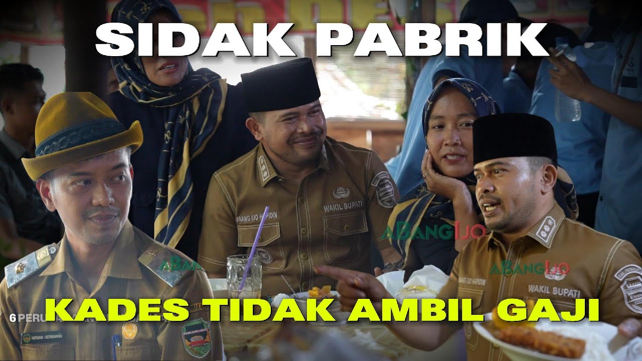 PABRIK BUANG LIMBAH SEMBARANGAN // KADES BERIKAN GAJI NYA KE MASYARAKAT