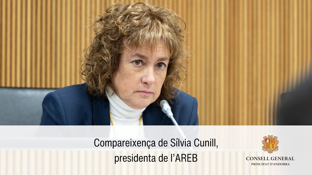 Compareixença de Sílvia Cunill, presidenta de l'AREB