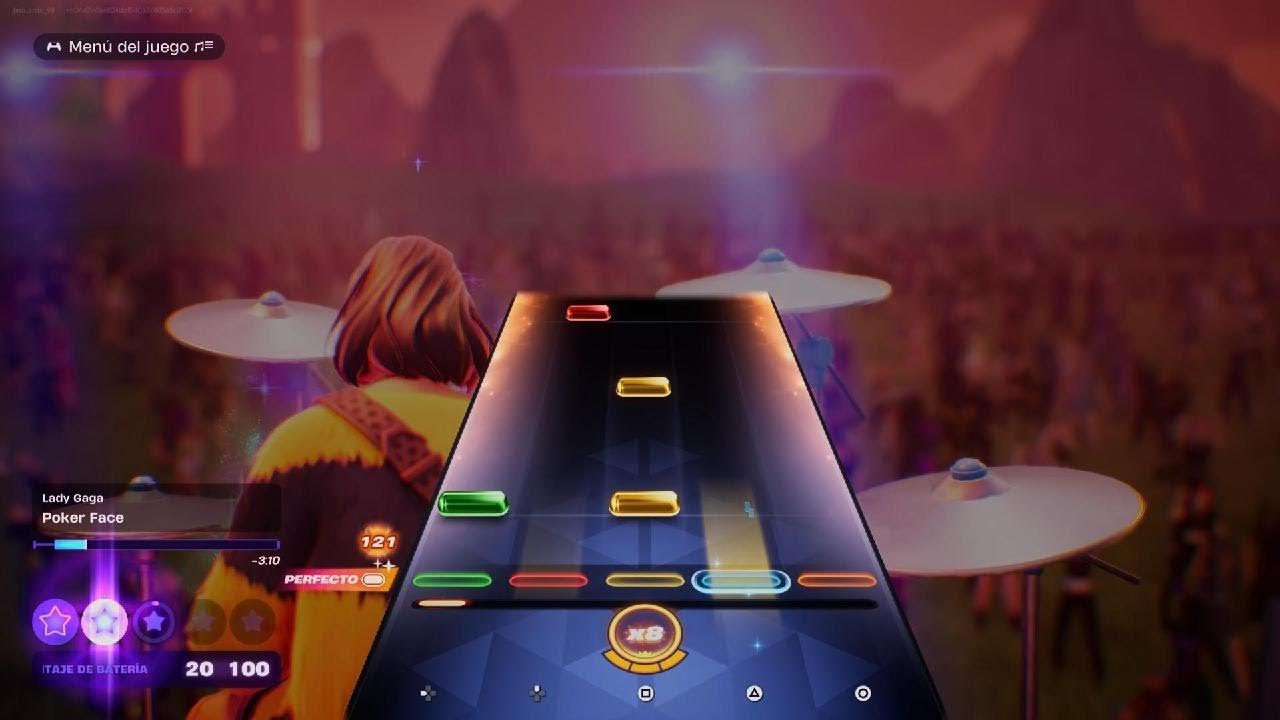 Fortnite Festival - Poker Face by Lady Gaga - on drums