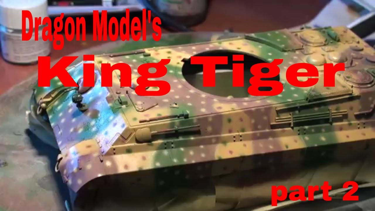 Building Dragon's KINGTIGER (Tiger II) - part 2