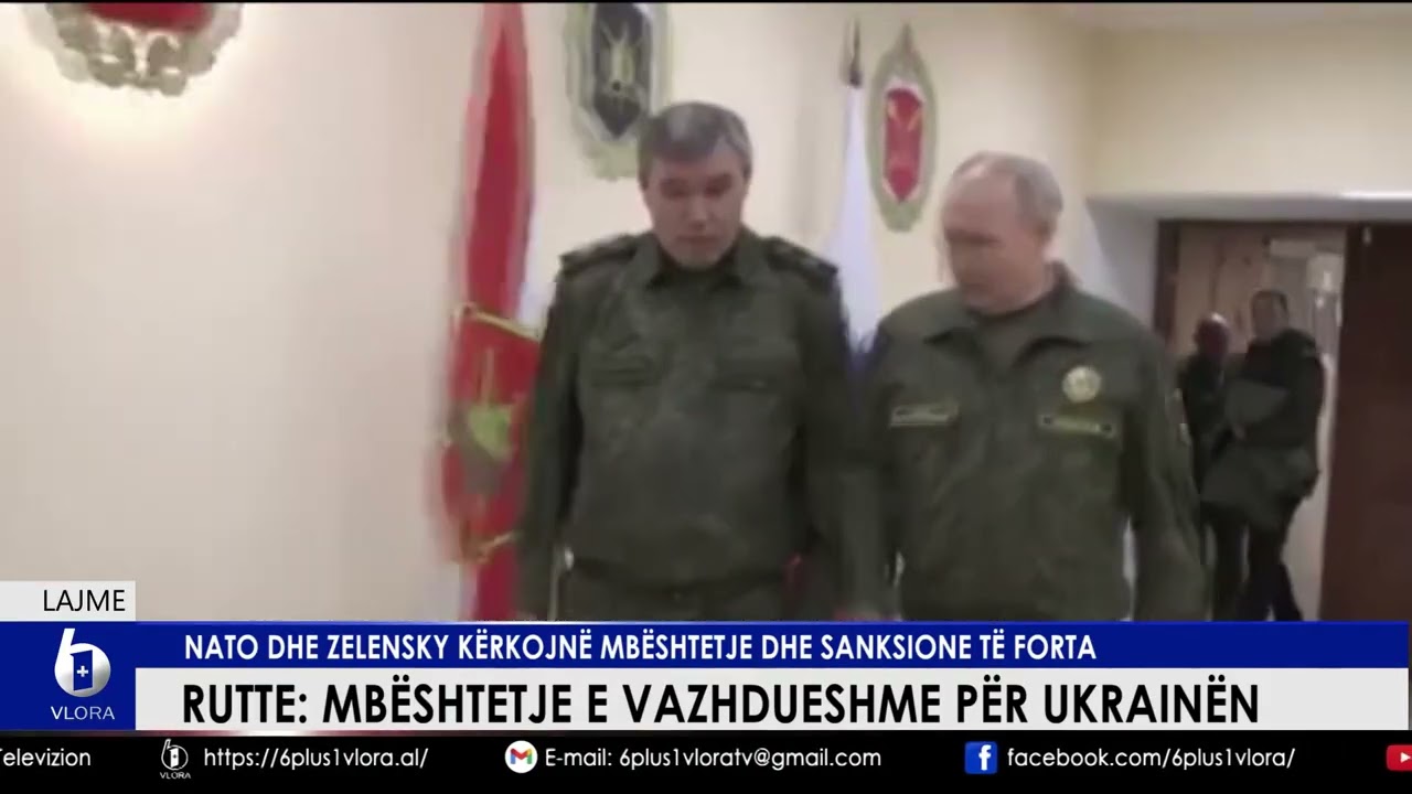 Rutte: Mbështetje e vazhdueshme për Ukrainën. Nato dhe Zelensky kërkojnë mbështetje