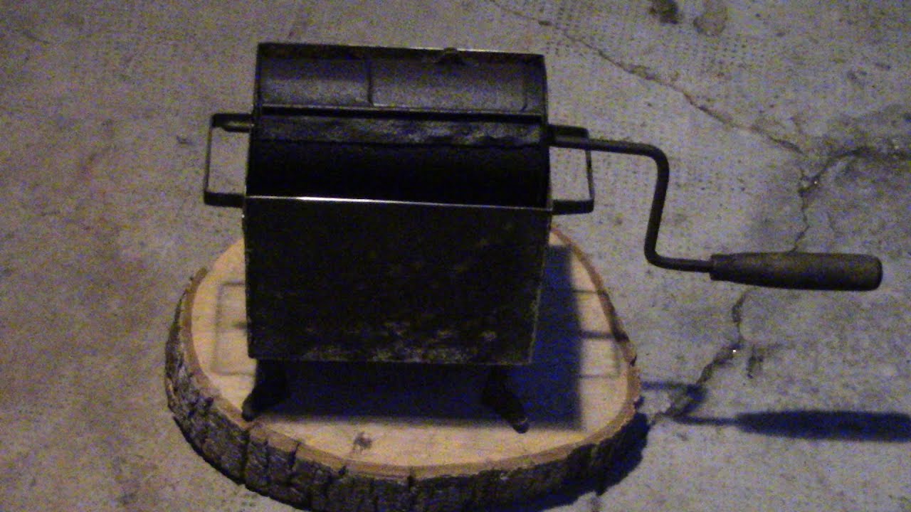 ANTIGUO TOSTADOR DE CASTAÑAS O CAFÉ (restauración )