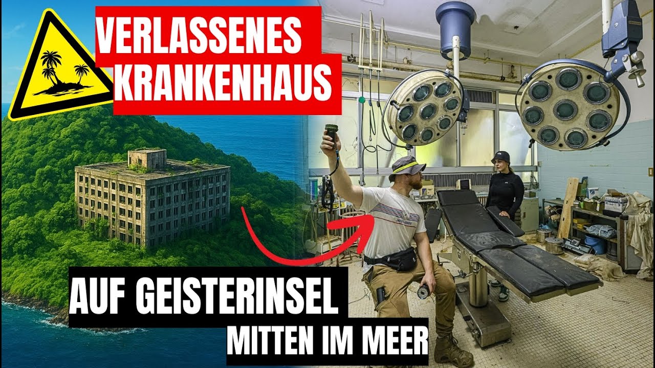 LOSTPLACE //  VERLASSENES KRANKENHAUS 🏥 auf einer GEISTERINSEL 🏝️ MITTEN im OZEAN! 🌊 SPUKT ES HIER?😱