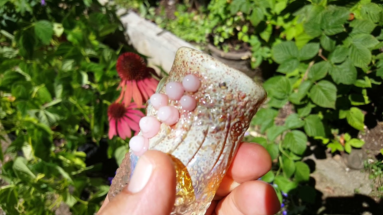 Flameworked Glass eye nug jar by Eli Mazet available now!