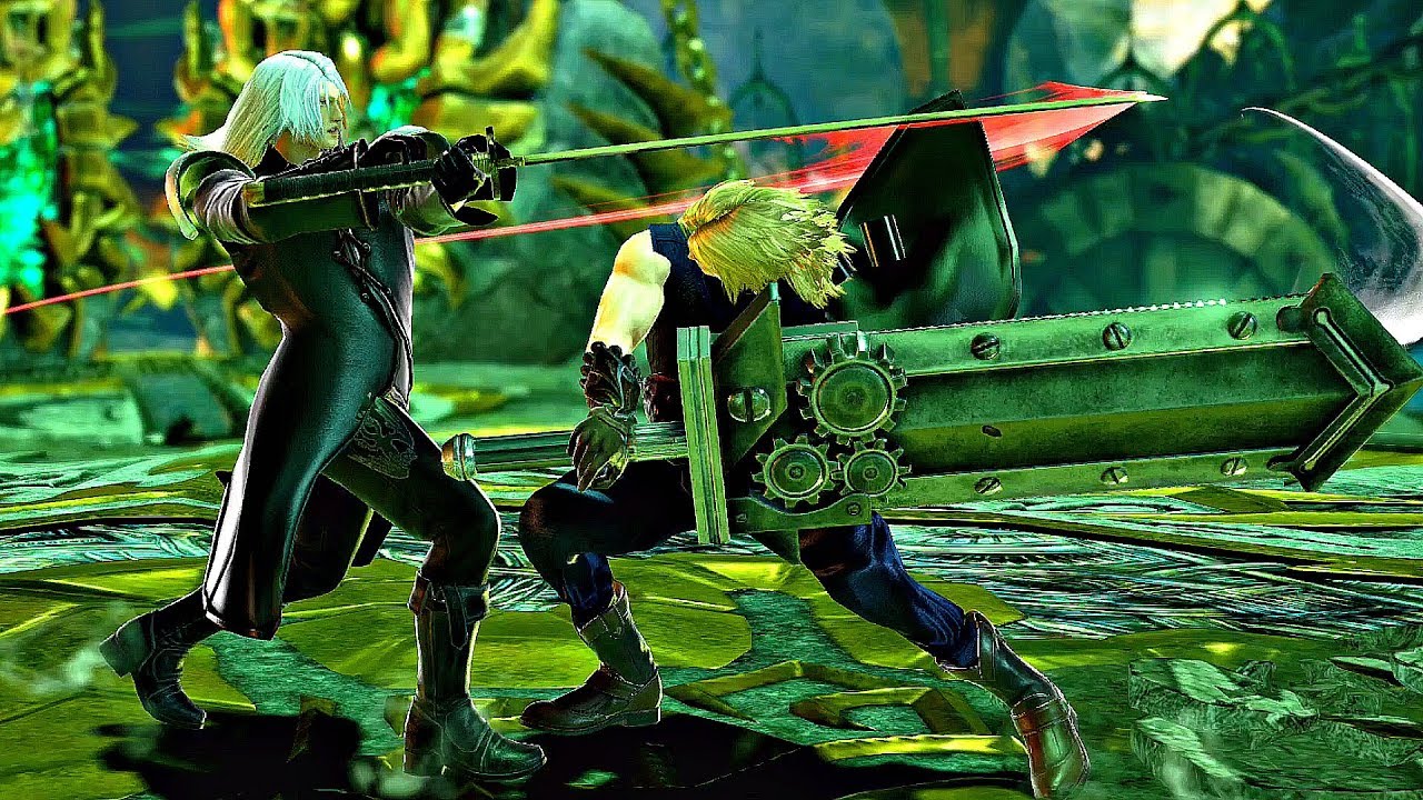 Soul Calibur 6 - Cloud vs Sephiroth Gameplay (1080p 60fps)