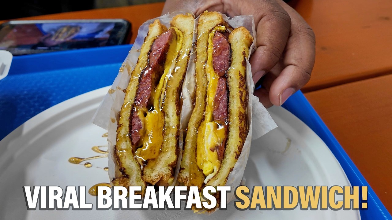 VIRAL French Toast Breakfast Sandwich?! 🔥 KO’s Kitchen Did NOT Miss
