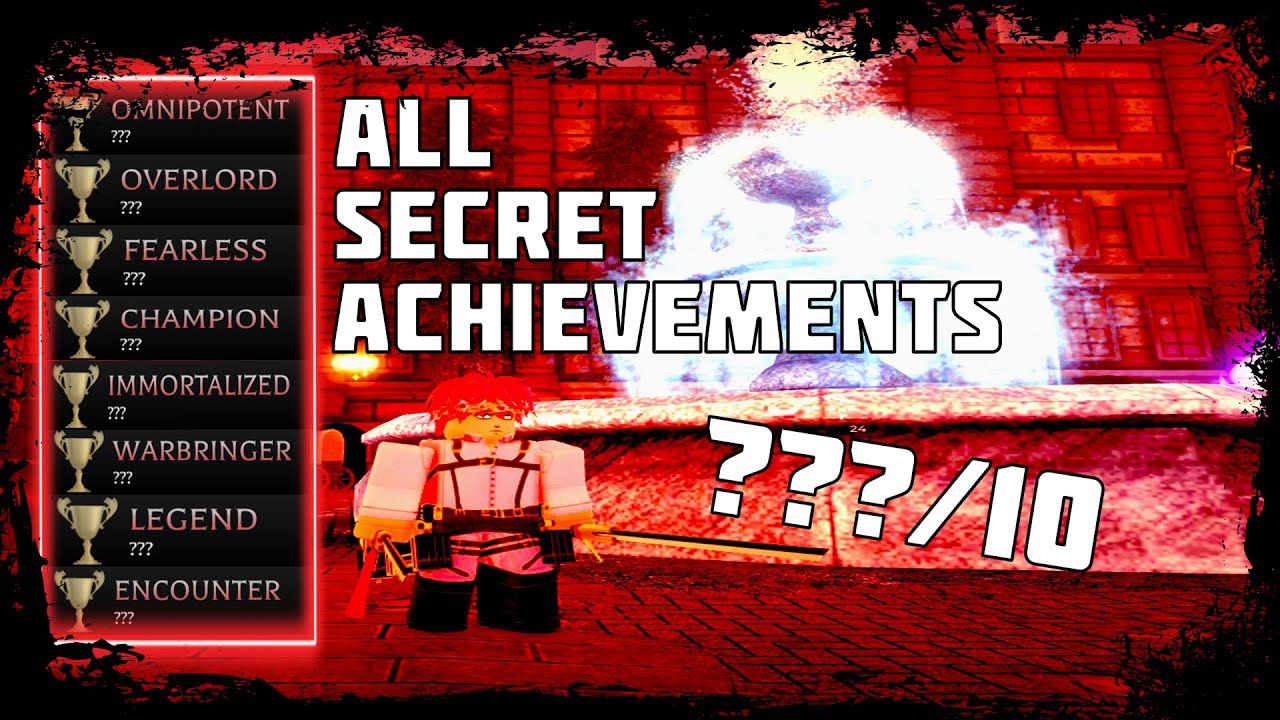 ALL THE SECRET ACHIEVEMENTS IN ATTACK ON TITAN REVOLUTION