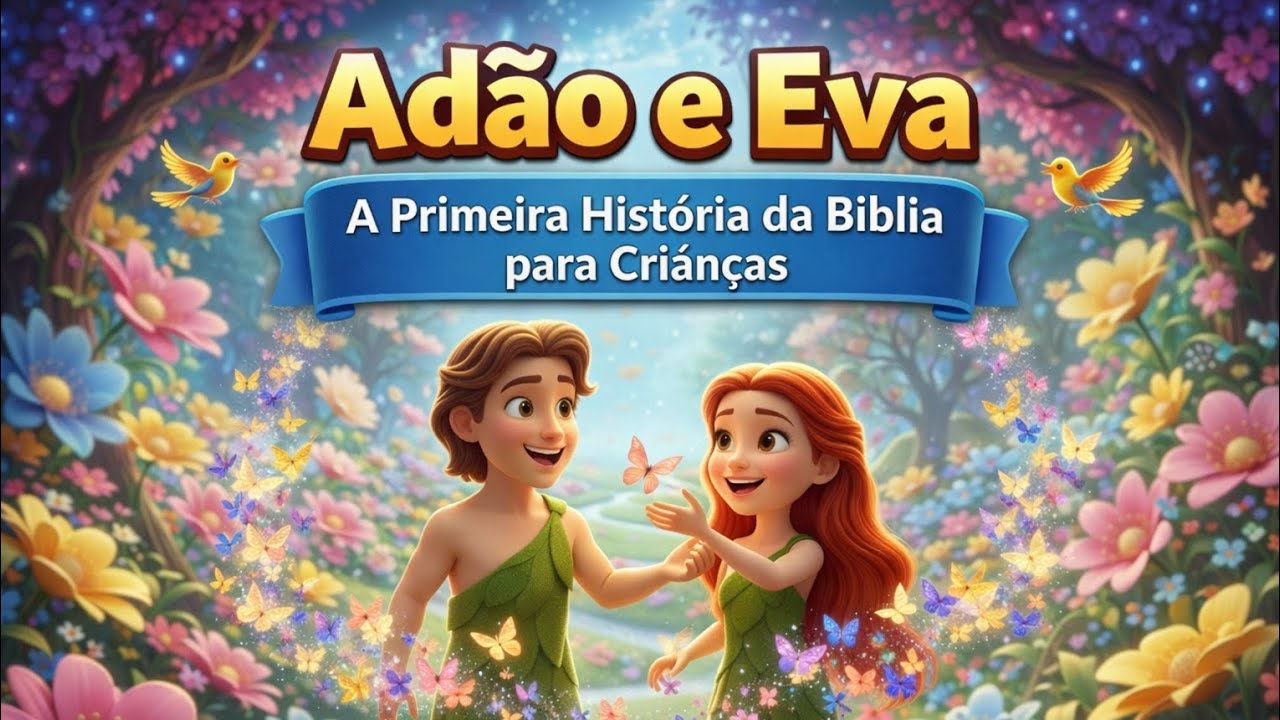 TRÁ LÁ LÁ - Adão e Eva – A Primeira História da Bíblia para Crianças #AdaoEEva #JardimDoEden #biblia