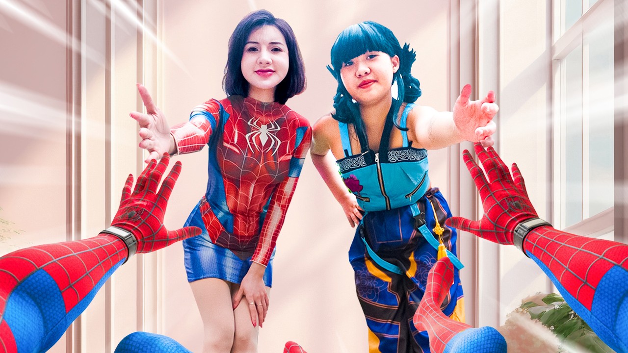 Spider-Man Bros Plays Funny Games with K-POP Girls (POV Romantic Funny)