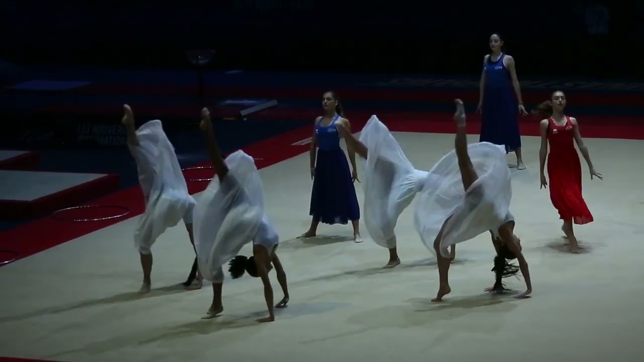 Ensemble France gr Démo Internationaux gymnastique Bercy(Septembre 2022)