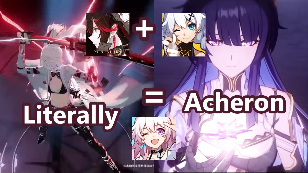 Acheron's gameplay in a nutshell - Star Rail, Honkai Impact 3rd and PGR (NO SPOILERS)