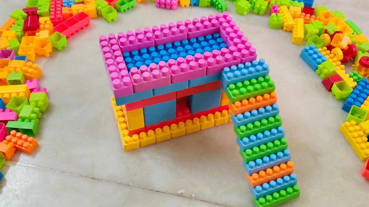Satisfying DIY House ASMR/Building Blocks/Lego building blocks/block game#asmr#buildingblocks#lego