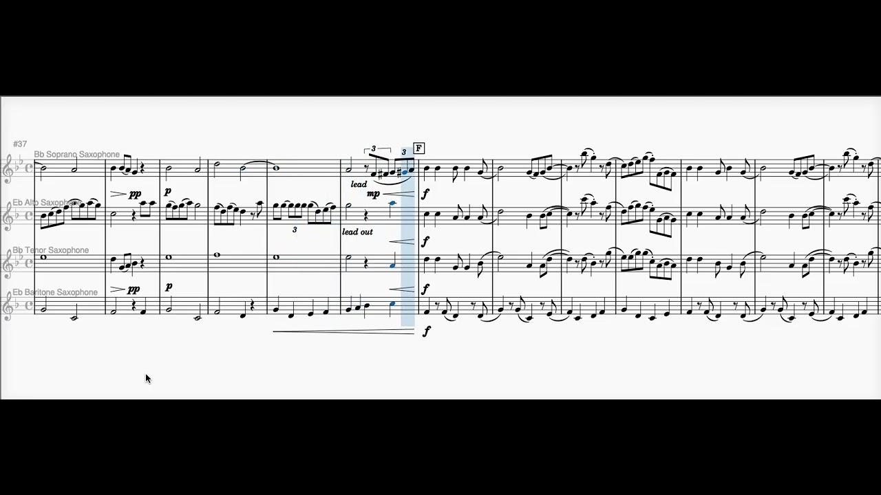 Saxophone quartet 