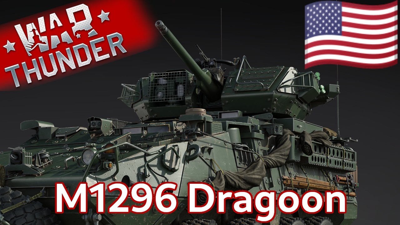 A new Stryker variant for the US! ~ M1296 Dragoon [War Thunder Next Major Update] #shorts