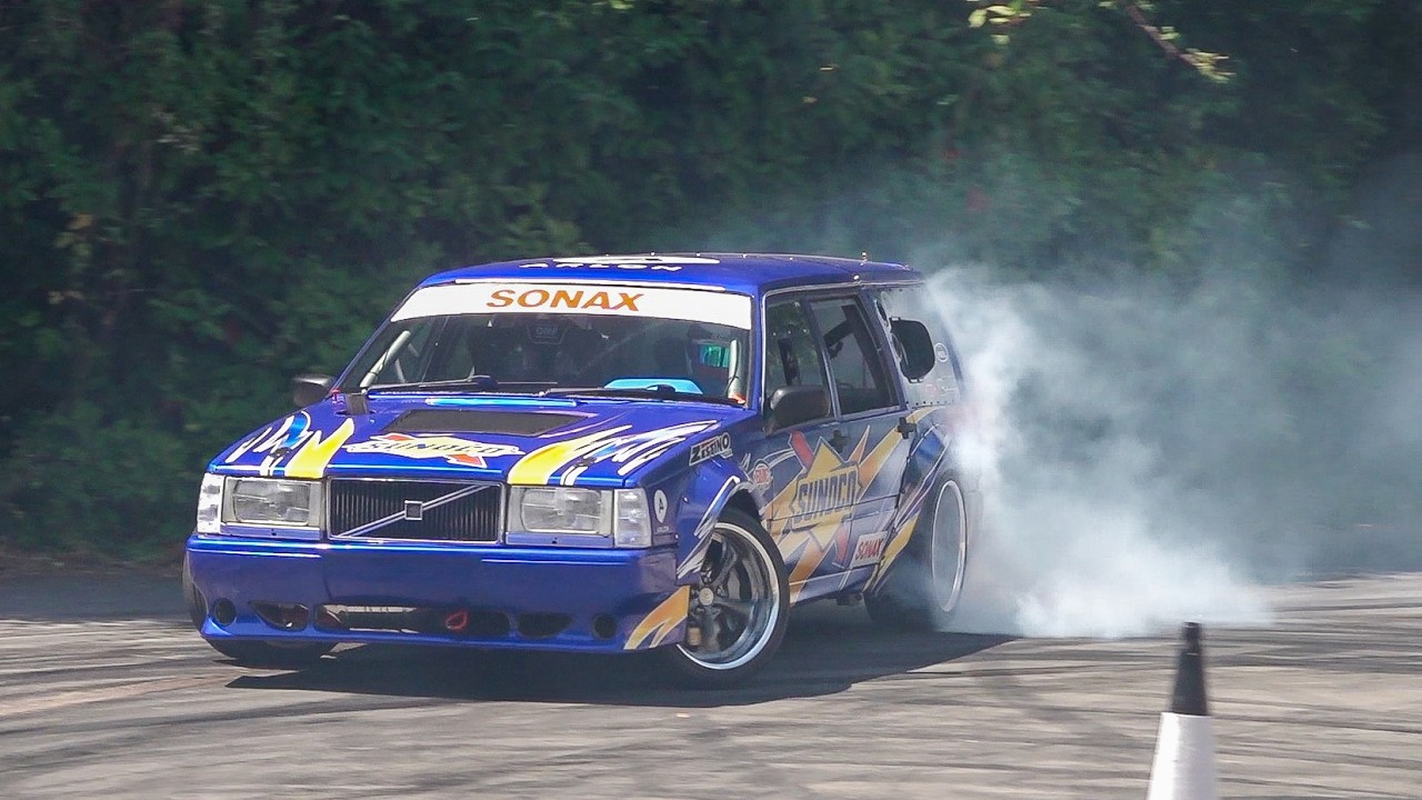 Axel Turbo NEW 3-rotor 20B Volvo 740 DRIFT Machine!