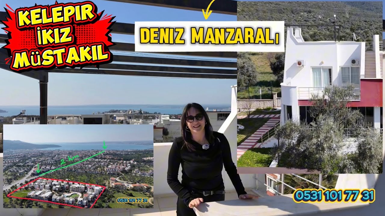 Akbük’te Kelepir Fırsat! Havuzlu Sitede Deniz Manzaralı İkiz Villa