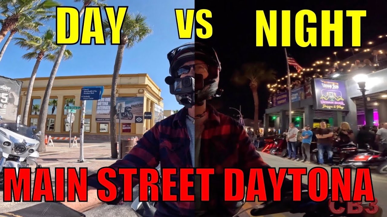 Велопробег по главной улице: спокойствие днем ​​против безумия ночью — полная трансформация.