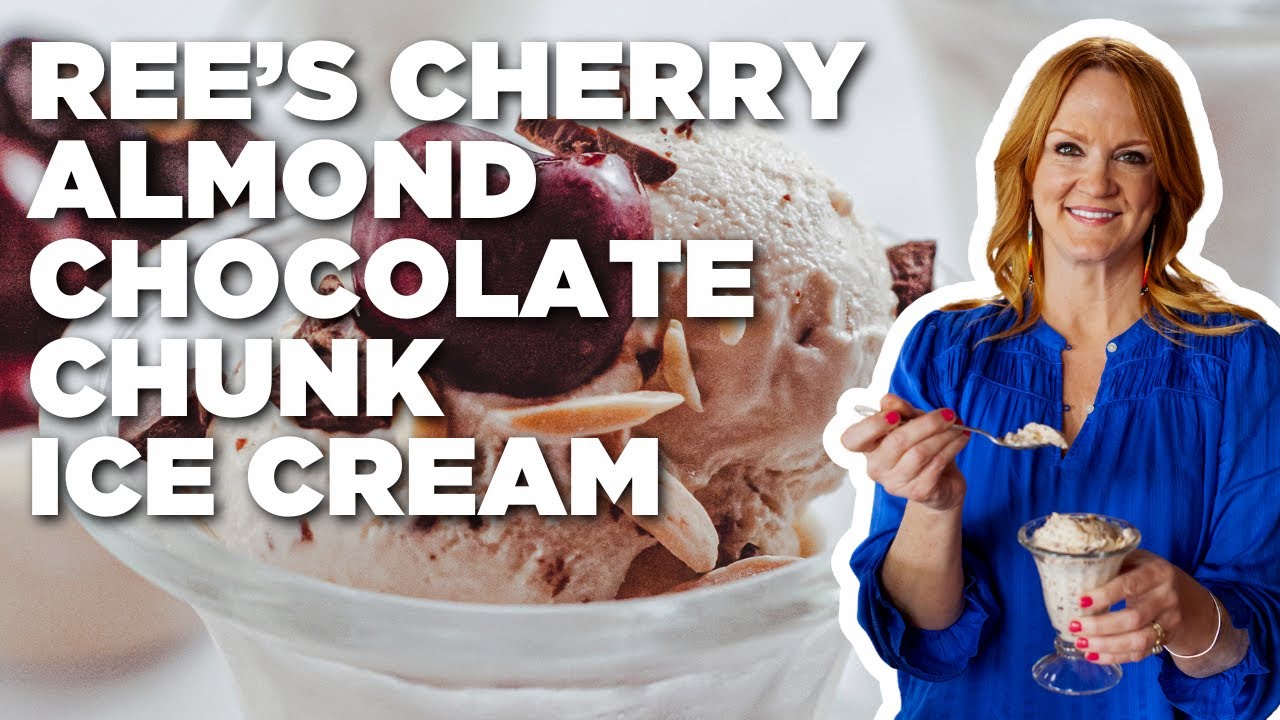 Ree Drummond's Cherry Almond Chocolate Chunk Ice Cream | The Pioneer Woman | Food Network