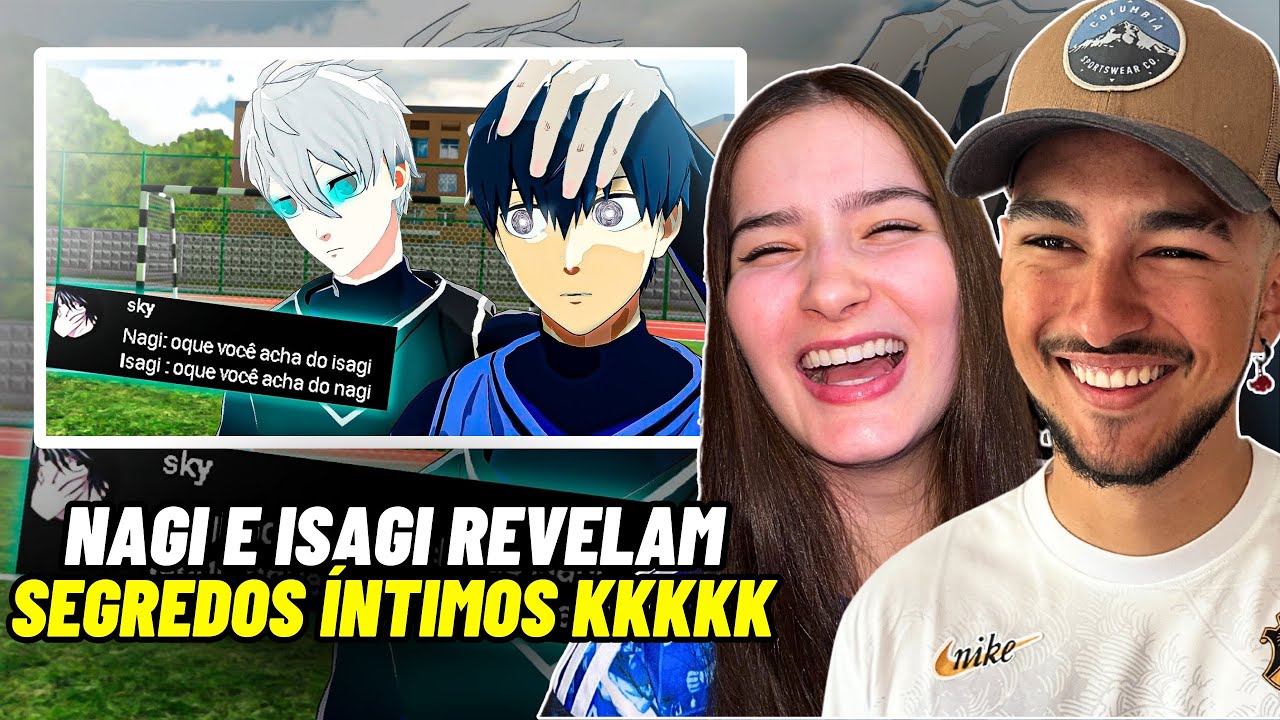 Apenas uma live | Nagi e Isagi de Blue Lock revelam segredos e respondem perguntas dos inscritos!
