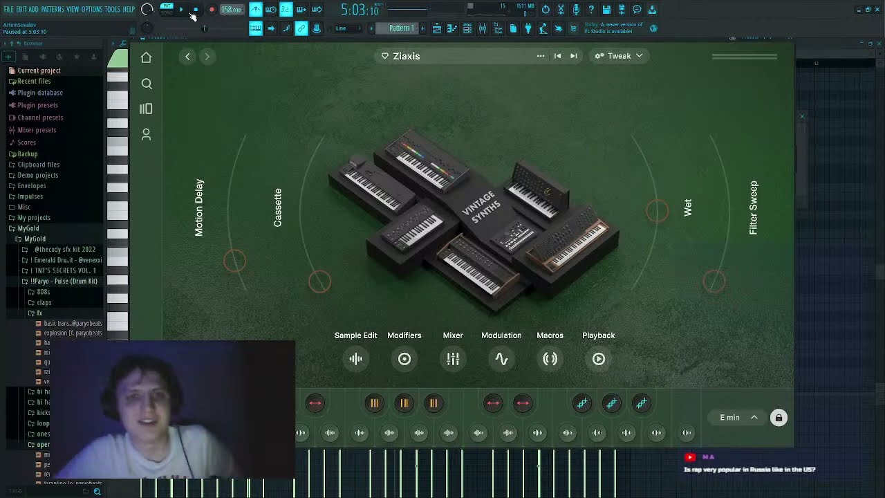 Jetale making beats live! [3]