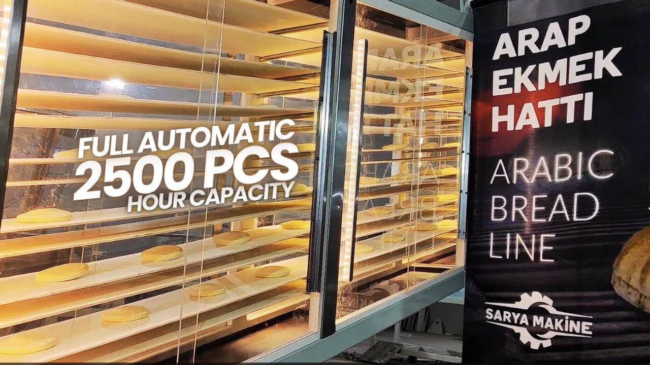 Automatic Pita Bread Line - Compact Arabic Bread Line (1 Row) - Sarya 4