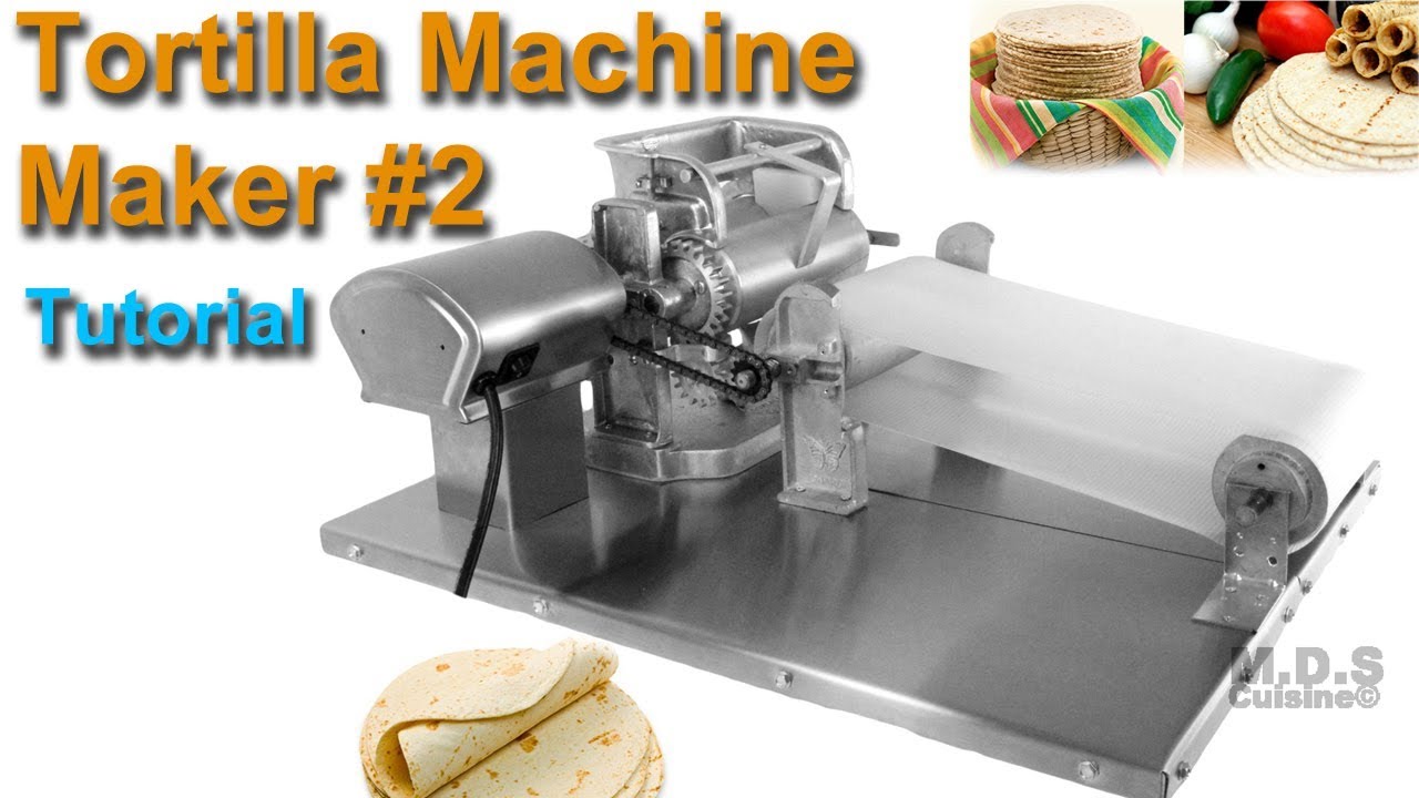 Tortilla Machine Maker #2 Tutortial VIDEO- How to make tortillas Corn Tortilla Press Maquina