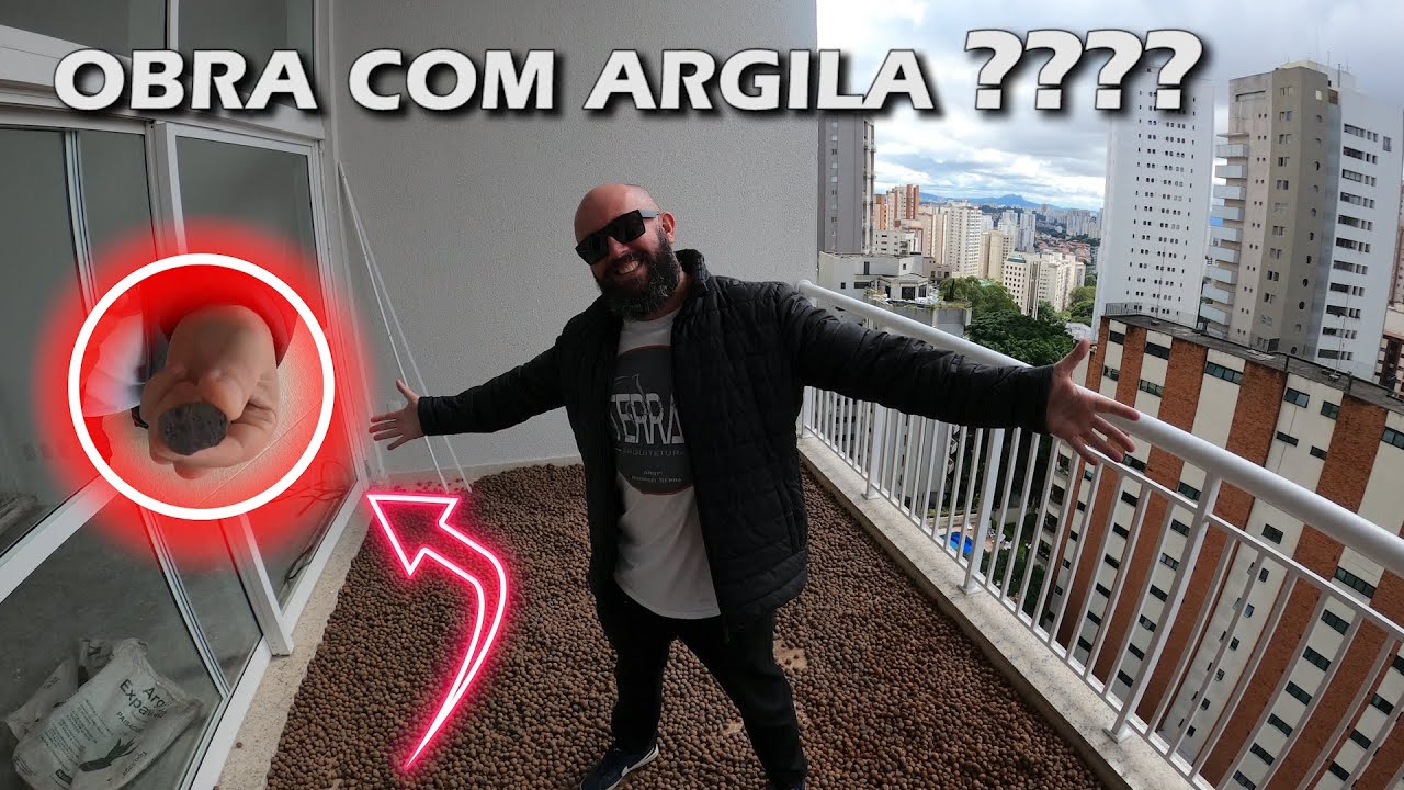 INTEGRAMOS A SACADA DO APARTAMENTO DO MORUMBI E USAMOS ARGILA!!!