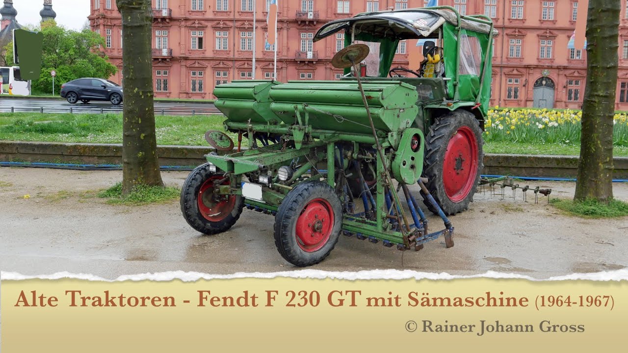 Alte Traktoren - Fendt F 230 GT mit Sämaschine (1964-1967)