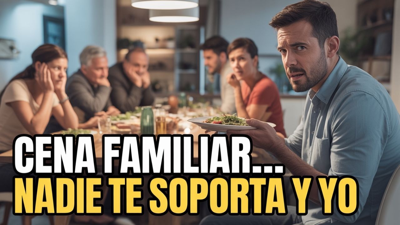 Cena familiar Nadie te soporta y yo