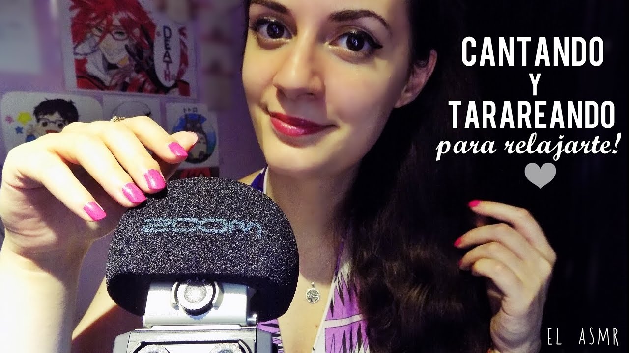 ♡ASMR español♡ CANTANDO y TARAREANDO para Relajarte!♥ #3♥