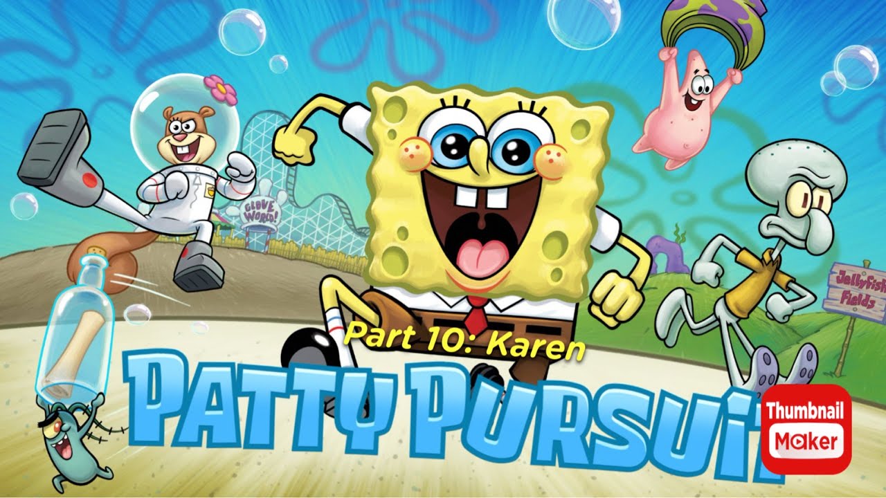 SpongeBob Patty Pursuit | Part 10: Karen | Coolboygame Ben